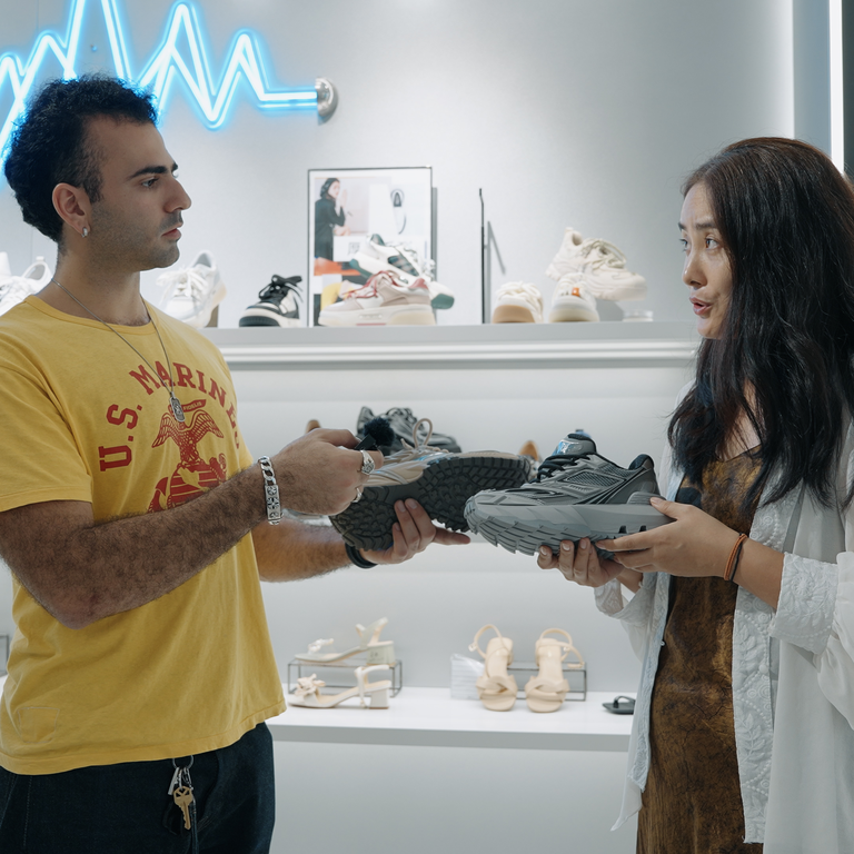 With Joyce at Belle Footwear - Shenzhen, China