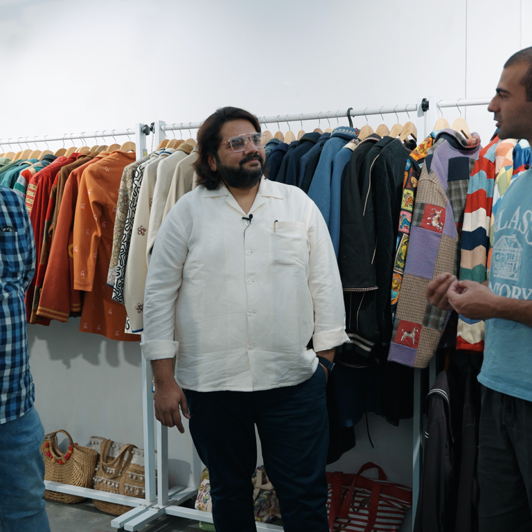 With Pranjal and Mitesh at CR International - New Delhi, India