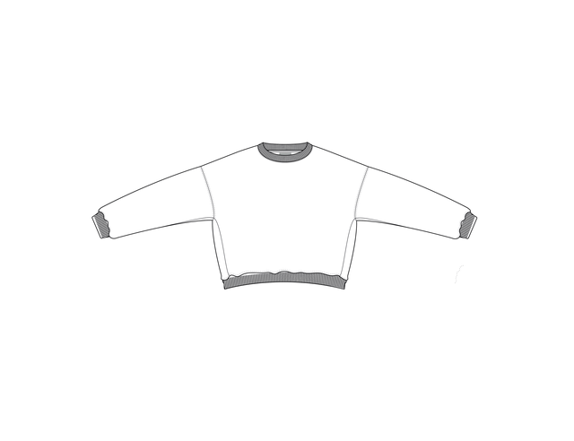 Crewneck Sweatshirt Techpack