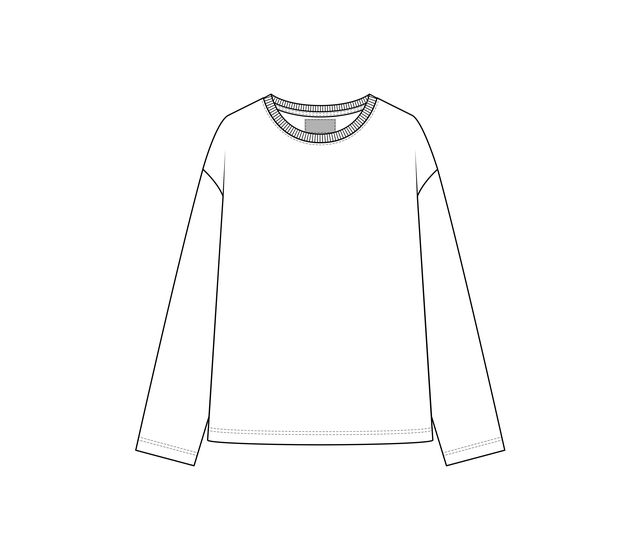 Longsleeve T-shirt Techpack